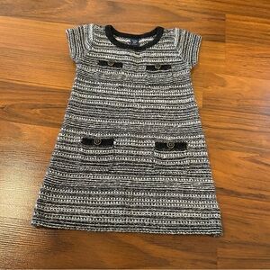 Baby Gap 3T Black and White Dress Holiday Tweed Preppy Wool Dressy Special